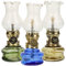 Beaupretty 3 Stücke Vintage Öl Lampen Petroleumlampe für Innenräume Dekorative Glas Öllampe Mit Langlebigem Brenner Für Stimmungsvolle Beleuchtung