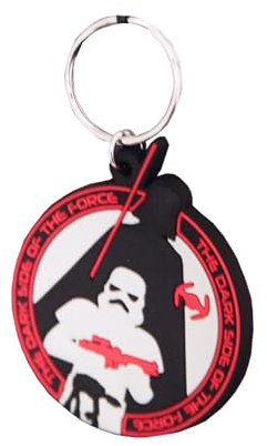 Star Wars - Porte-clés (Taille unique) (Rouge/Noir/Blanc)