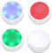 Retekess TM101 Wireless Response Buzzer,Se Utiliza para concursos Escolares de Trivia de Respuesta rápida (4 Botones de Timbre)