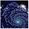 DecoCat Herdabdeckplatte Ceranfeld 40x40 cm Einteilig Digitale Blume Lila (03636) Schneideplatte Glas Kochfeldabdeckung Herdabdeckung Induktionsschutz