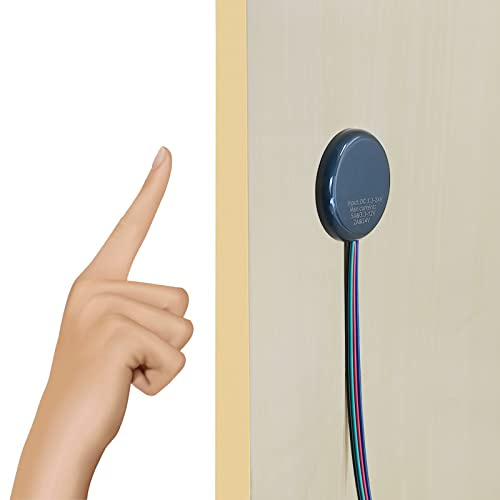 Yogcow Touch Dimmer Switch 12V Concealed No-Hole Sensor, Dark Grey