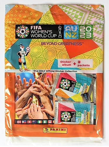 Panini FIFA Womens World Cup 2023 - Sticker Starter mit Leeralbum + 3 Tüten Frauen WM
