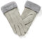 vislivin Handschuhe Damen Winter Warm Handschuhe Touchscreen Handschuh mit Gefütterte Grau S 1
