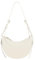 Juoxeepy Satteltasche für Frauen Umhängetasche Halbmond Geldbörse Trendy Crossbody Bag Hobo Handtasche, Weiss/opulenter Garten
