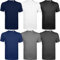 Men's 6 Pack Assorted Crew Neck Short Sleeve T-Shirt Blank Tee in Multi-Top Colors, Perfect for Holiday Shirts, Plain T-Shirt Gift Set, Pack of 6 Assorted, XXL