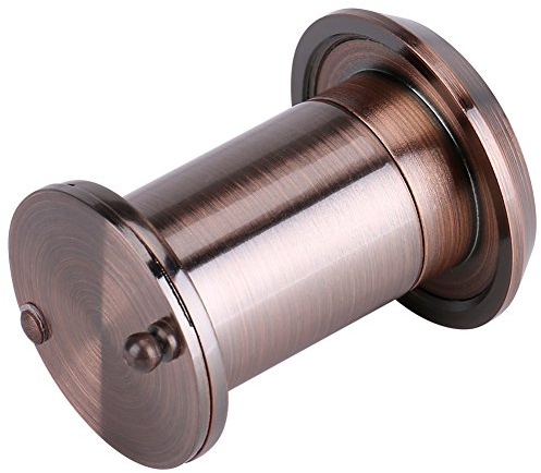Türspion, Weitwinkel-Home-Security-Glas-Viewer, 220-Grad-Weitwinkel-Tür-Scope-Viewer für Tür-Scope (Rotes Kupfer)