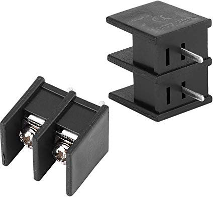 Morsettiere a Barriera per Circuiti Stampati, Connettore da 50 Pezzi a 2 Pin con Passo da 7,62 Mm con Approvazione UL IEC, per Cablaggio PCB