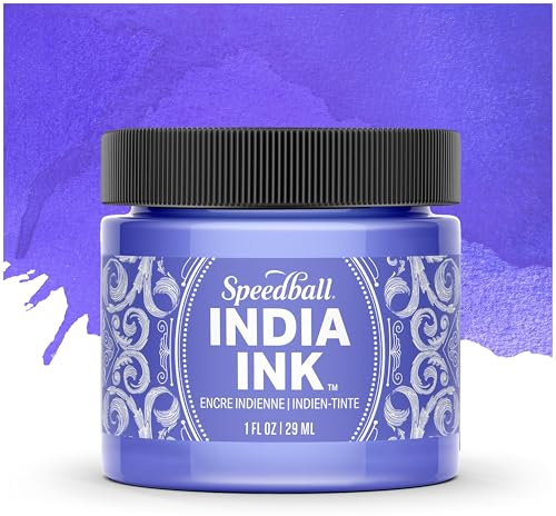 Speedball India Ink, Amethyst, 1-Ounce