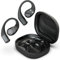 JLab Epic Open Sport Earbuds - Wireless Open Ear Headphones, Sports Earbuds with Earhooks, 30H Playtime Hook Over Ear Running Earphones, IP55 Sweat-Resistant Ear Buds, Bluetooth Multipoint, Black