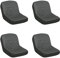 CENMEN 4X de Asiento de Tractor CortacéSped Universal para Montar Almohadilla de Confort Acolchada Bolsa de Almacenamiento Mediana