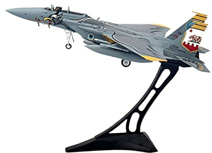 PYWCOM Modellflugzeug-Bausätze 1 72 Für Air Force USA F15 F-15C Eagle Fighter Air Force Druckguss Flugzeugmodell Spielzeug (B)
