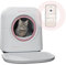 Litière Chat Autonettoyante – Poopod by Philip & Marcel – Bac à Litière Automatique avec APP iOS/Android – Technologie UV sans Odeur – Capteur de Sécurité – Tapis, Brosse, Désodorisant & Sacs Inclus