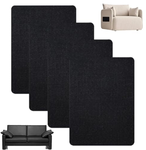 4PCS Self Adhesive Leather Repair Sofas Self Adhesive 10.5 X 15.5 cm Canvas Repair Kit for Sofas Tents Furniture Car Seats Lounge Chairs and Awnings