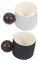 JECOMPRIS 2 Pezzi Tazza Design Tazze per Cappuccino Tè e Latte Resistente e Facile da Colori