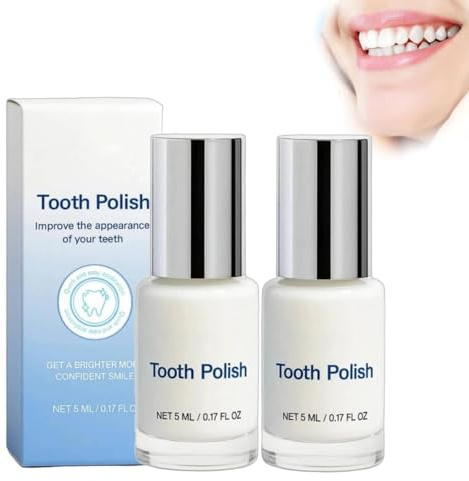 2PC Peinture de Blanchiment des Dents Instantanée,Peinture Blanchiment Dentaire,Vernis Dent pour Elimination Des Taches Dentaires,Gel de Blanchiment Des Dents,Dent Blanche Instantanée, 5ML