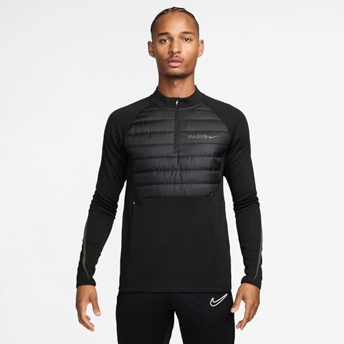 Paris Saint-Germain Academy Winter Warrior Nike Therma-FIT Fußball-Drill-Oberteil für Herren, HQ1523