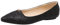 Jamron Womens Pointed Toe Ballerinas Lightweight Flat Pumps Black SN02711 UK5.5