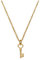jewellerybox Collier et Pendentif Clé Cœur en Argent Plaqué Or Jaune et Diamant Véritable 46cm