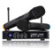 Micrófonos Inalámbrico Profesional Portátil, Receptor de Micrófono inalambrico Dual LCD para TV, Fiesta de Karaoke, KTV, Lugares de Entretenimiento, Boda y Reunión -un par