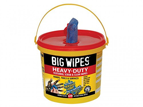 Big Wipes 4x4 Heavy-Duty Cleaning Wipes Bucket of 240