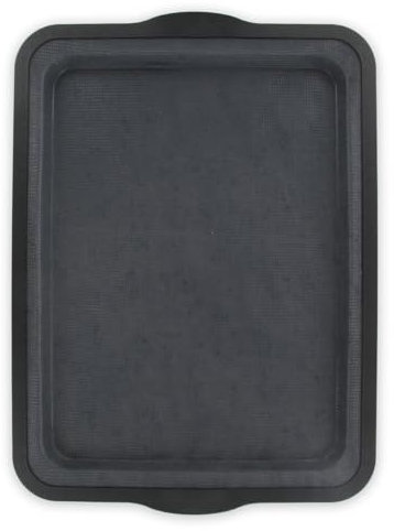 Zenker 685544 Plaque à pâtisserie en Fibre de Verre, Plaque à pâtisserie, Plaque pour pâtisserie Rectangle, Plaque pour pâtisserie, Silicone, Fibre de Verre, Nylon, Gris, 34,5 x 26 cm