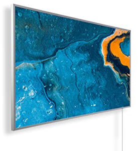 Könighaus Infrarot Bildheizung ✓ HD Qualität mit TÜV SÜD ✓ 5 Jahre Herstellergarantie ✓ 200+ Bilder ✓ Doppelter Überhitzungsschutz ✓ inkl. Smart Thermostat ✓ 800W ✓ Motiv: 216. Abstrakt