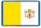 Vatican City Flag Fridge Magnet - Large Size (7cm x 4.5cm) - Gift Idea - Tourism