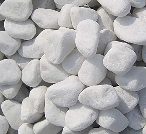 Vialca Sassi-CIOTTOLI Bianchi Decorativi da Giardino 5-12MM 25KG