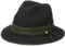 Lodenhut Manufaktur Steiermark Premium Wollhut Wollfilzhut Filzhut Trachtenhut Wanderhut (61 cm - schwarz)