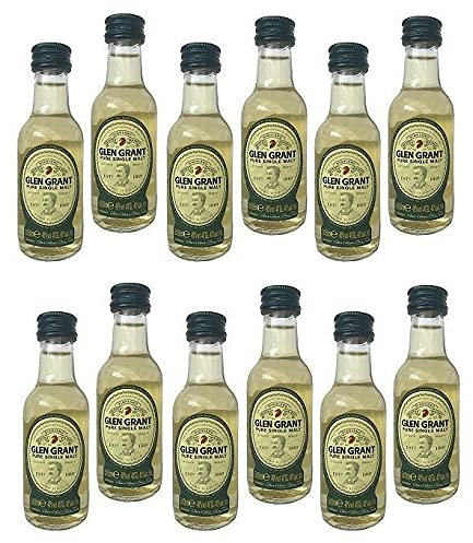 GLEN GRANT 5 ANNI PURE MALT 1840 MIGNON MINIATURE 12 BOTTIGLIETTE eBOTTIGLIA DELLA FOTOe