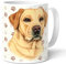 LABRADOR CREAM/Gelb (D) - Kaffeetasse, Becher, Teetasse aus hochwertiger Keramik. Kaffeebecher mit schöner Grafik und Spruch in deutscher Sprache. Praktisches Geschenk.