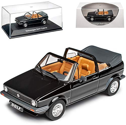 NEW Volkwagen Golf I Cabrio Schwarz 1979-1993 1/43 Ixo Modell Auto