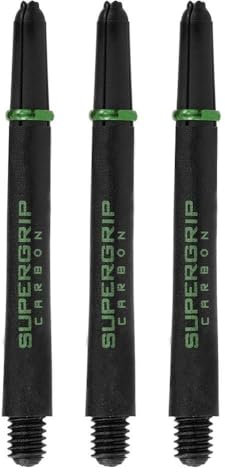 Shaft Harrows Supergrip Carbon Medium (verschiedene Farben) schwarz/grün