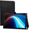 LiuShan Kompatibel mit Winnovo P20/TECLAST P20HD hülle, Folding PU Leder Tasche Hülle mit Ständer für 10.1 TECLAST M40 / Dragon Touch Notepad 102/ AOYODKG A39 / Blackview Tab 8/8E Tablet,Schwarz