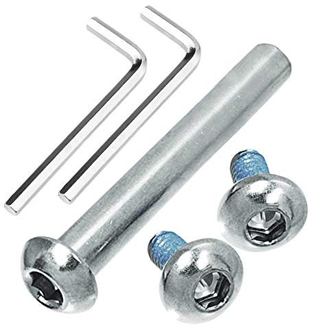Tornillos M8 x 57 mm para 2-3-4 ruedas Kid Scoote Reemplazo Micro Mini Plegable Kick Scooter Niños Scooters Reparación de ejes