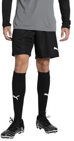 PUMA Herren Teamliga Shorts, Puma Black-puma White, XL EU