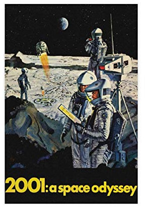 1968 Classic Adventure 2001 A Space Odyssey Filmposter Leinwand Poster Schlafzimmer Dekor Sport Landschaft Büro Raumdekor Geschenk Ungerahmt: 30 x 45 cm