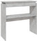 vidaXL Konsolentisch Konsole Beistelltisch Flurtisch Sideboard Ablagetisch Wandtisch Frisiertisch Schminktisch Betongrau 80x30x80cm Holzwerkstoff