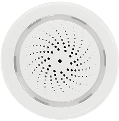 LogiLink SH0110 - Wi-Fi Smart Home Alarmsirene (90db), über App steuerbar, IP20, Tuya kompatibel, unterstützt Amazon Alexa und Google Home