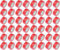 48 Rollen Gewebeband 50 m x 48 mm Rot - Panzerband Steinband Gaffa Tape Reparaturband