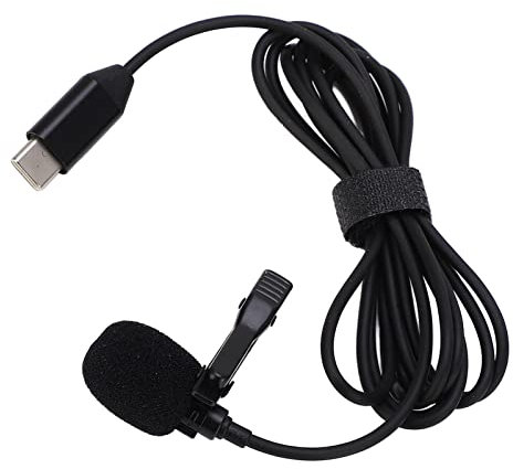 Micrófono de Lavalier Profesional, Micrófono de Cámara de Acción con Interfaz Tipo C para dji Action OA2 OA3 MC490