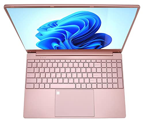 TOPINCN Laptop da 15,6 Pollici, Laptop per Studenti 7000mAh Rose Gold 12GB 512GB Rom per la Scuola (12+512G Spina Europea)