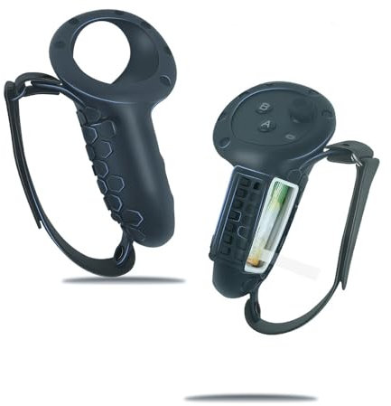 Eyglo Poignées de contrôleur pour Quest 3S/Quest 3,Housse de Manette Anti-Dérapant,Couvercle de Contrôleur en Silicone,Protection pour Quest 3S/Quest 3,avec Dragonne Réglable,Accessoires Quest 3/3S