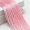 Wambere 1 Stück 1m × 2m Fadenvorhang Linienvorhang Türvorhang Hintergrundvorhang Seilvorhang Schnur Vorhang Gardine Curtain für Fensterdekoration Raumteiler Dekoration Feiertagsdekoration,Rosa
