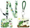 Set di 2 Porta Tessere da Collo Cordino Porta Badge da Collo Porta Badge Tessere Retrattile Porta Badge Plastica Adatto per Porta Documenti, Carta Dell'autobus, Carta di Credito