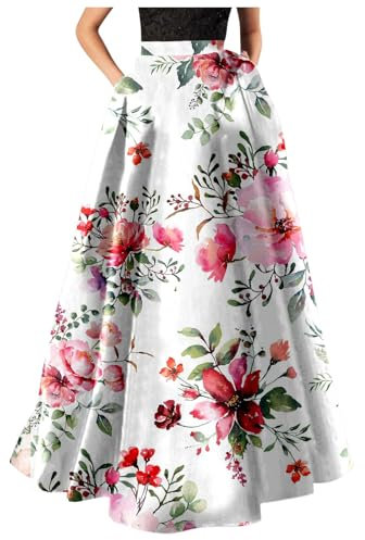 Gonna di Jeans con Volant Gonne in Tulle Rosa Gonna Grigia Corta Gonna Verde Militare Gonna con Stivali Bassi Gonna Plissettata A Quadri Gonna Lunga Jeans Leggera Gonna A Vita Alta Lunga Mini Gonna