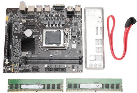 H310 Gaming-Motherboard, LGA 1151 MATX Dual Channel DDR4-Speicher, PCIe 3.0X16, SATA3.0, HDMI, VGA, M.2-Port, USB3.0/2.0-Schnittstelle, Computer-Motherboard (8GB)