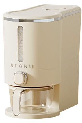Dispenser con Ciotola per Riso 5KG Sigillata Secchio per Cereali A Prova di Insetti e Umidità Contenitore per Alimenti Stoccaggio Secchi di Stocca Distributore con Coperchio Organizzazione di Cucina