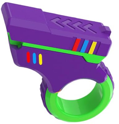 Fidget Toy Pistole, Fidget Slider 3D Printed Fidget Toy Gadget, Fidget Slider Anxieties Toys, Anti Stress Figit Spielzeug Figity Spin Fingerspiele für Teenager Erwachsene Kinder