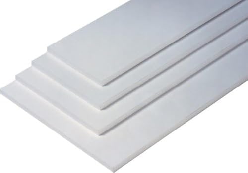 Generisch Regalboden Einlegeboden Weiss 467 x 290 mm (L 46,7 cm x B 29 cm) Fachboden für 50 cm Küchenschrank Spanplattenzuschnitt mit Kanten - ABS Kanten und Melaminkanten - livindo